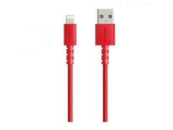 Anker PowerLine Select+ USB Cable with Lightning connector 3ft - Red A8012H91