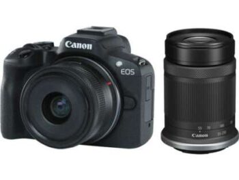 Canon EOS R50 Mirrorless Camera 18-45mm Lens contcretore