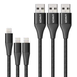 Anker Powerline+ II with lightning connector 3ft B2B -Black A8452H11