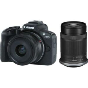 Canon EOS R50 Mirrorless Camera 18-45mm Lens contcretore