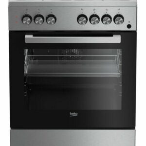 BEKO Cooker 3 Gas + 1 Electric - FSET63110DX Semi inox
