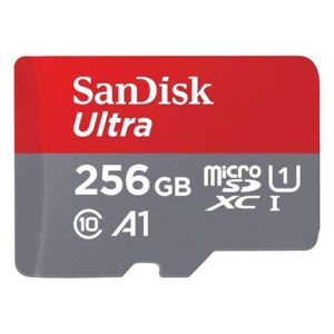 SanDisk Ultra 256GB SDXC UHS-I Memory Card up to 80MB/s (SDSDUNC-256G-GN6IN), Black