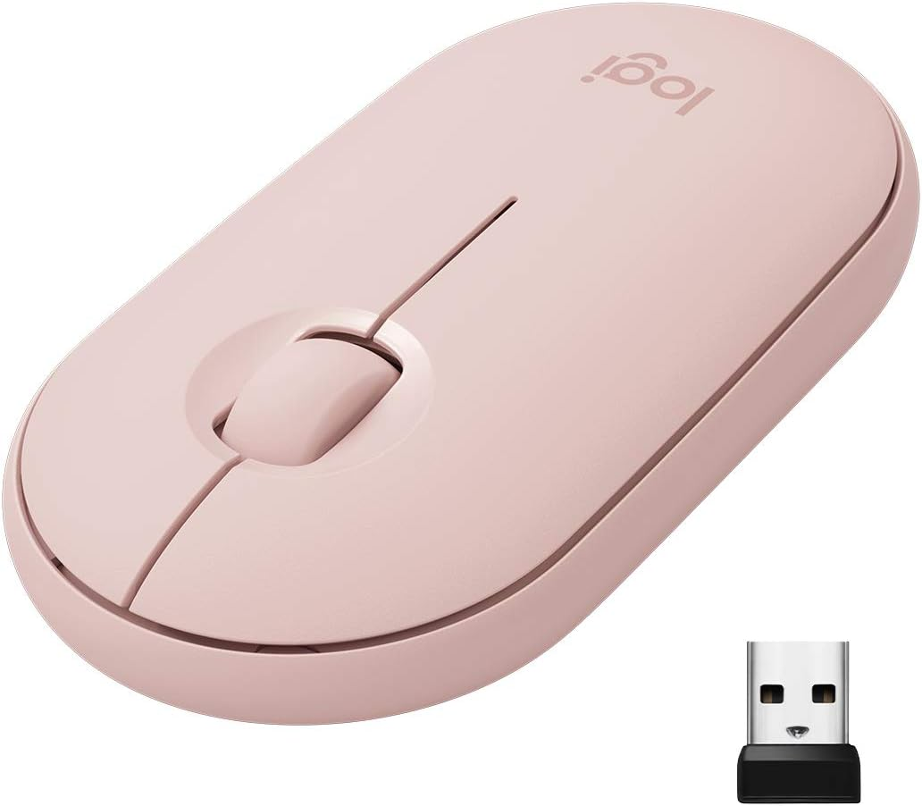 51KAfU1aeKL._AC_SL1500_.webp Logitech Pebble Wireless Mouse M350 Rose pink - Image 1