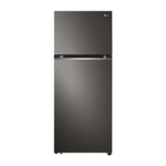 LG DoubleDoor Fridge No Frost 395L Black Steel