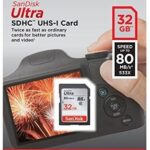 SanDisk Ultra 32GB Class 10 SDHC UHS-I Memory Card up to 80MB/s (SDSDUNC-032G-GN6IN)