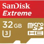 SanDisk 32GB Extreme SDXC UHS-I Card - C10, U3, V30, 4K UHD, SD Card - SDSDXV5-32G-GNCIN 150mbps
