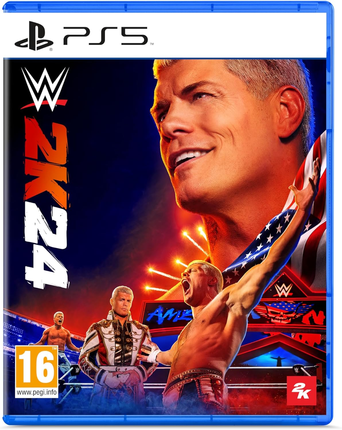 81gg1qyoqrL._AC_SL1500_.webp WWE 2K24 PS5 Standard Edition - Image 1