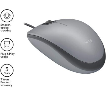 Logitech M110 Silent Mouse USB Wired