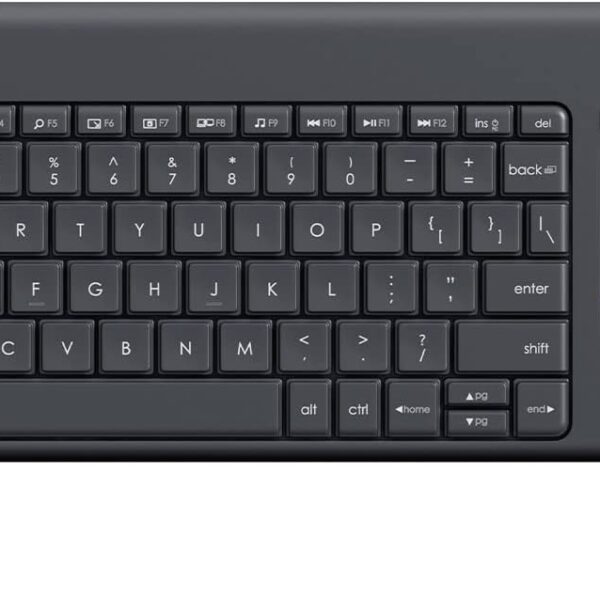 Logitech Wireless Keyboard with TouchPad K400 Plus – White